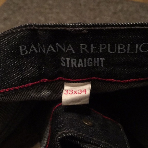 New without Tags Banana Republic Straight JEANS - Picture 5 of 7